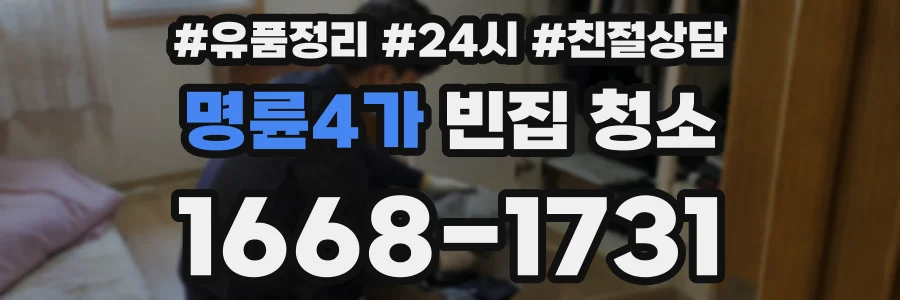 명륜4가 빈집 청소