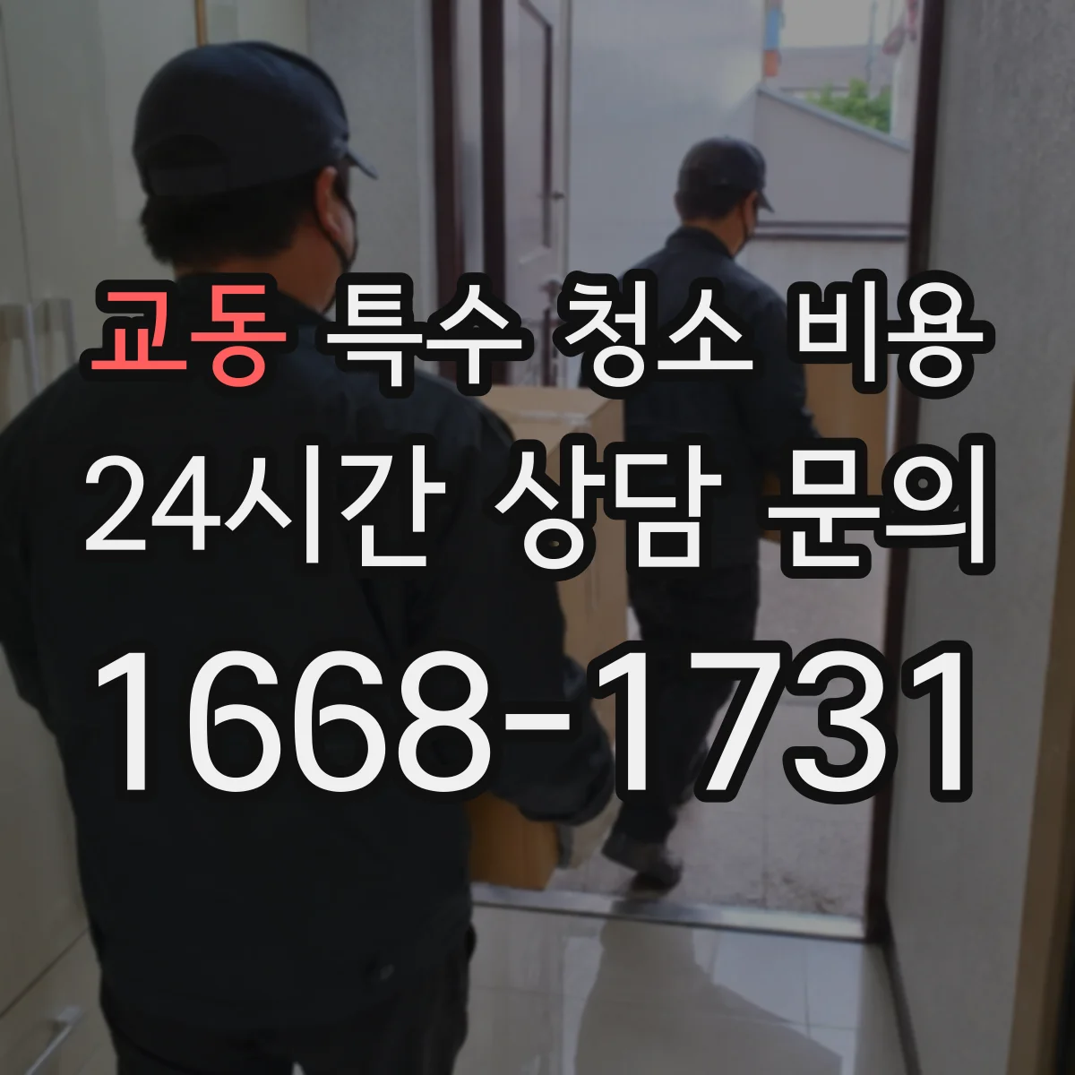 교동 특수 청소 비용