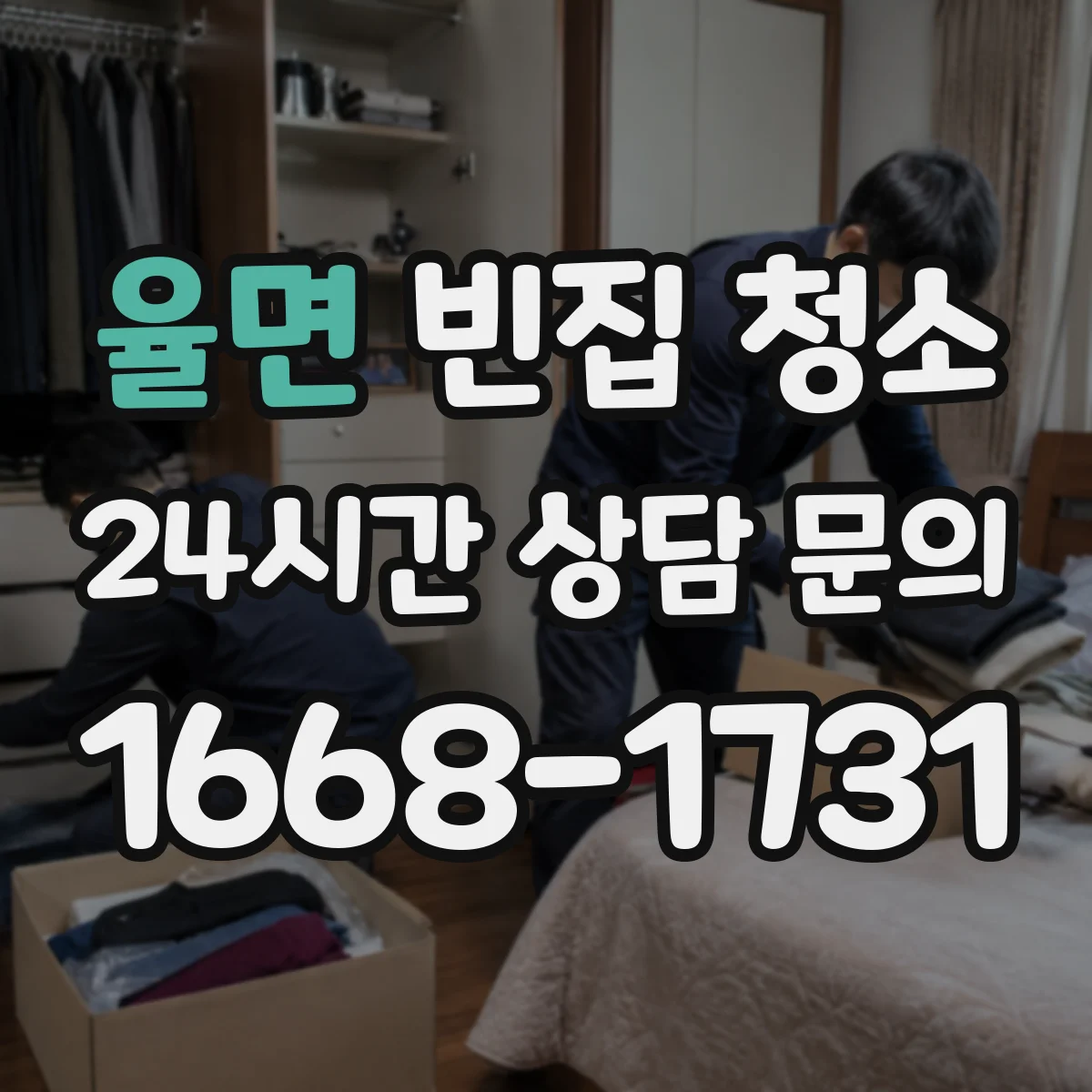 율면 빈집 청소