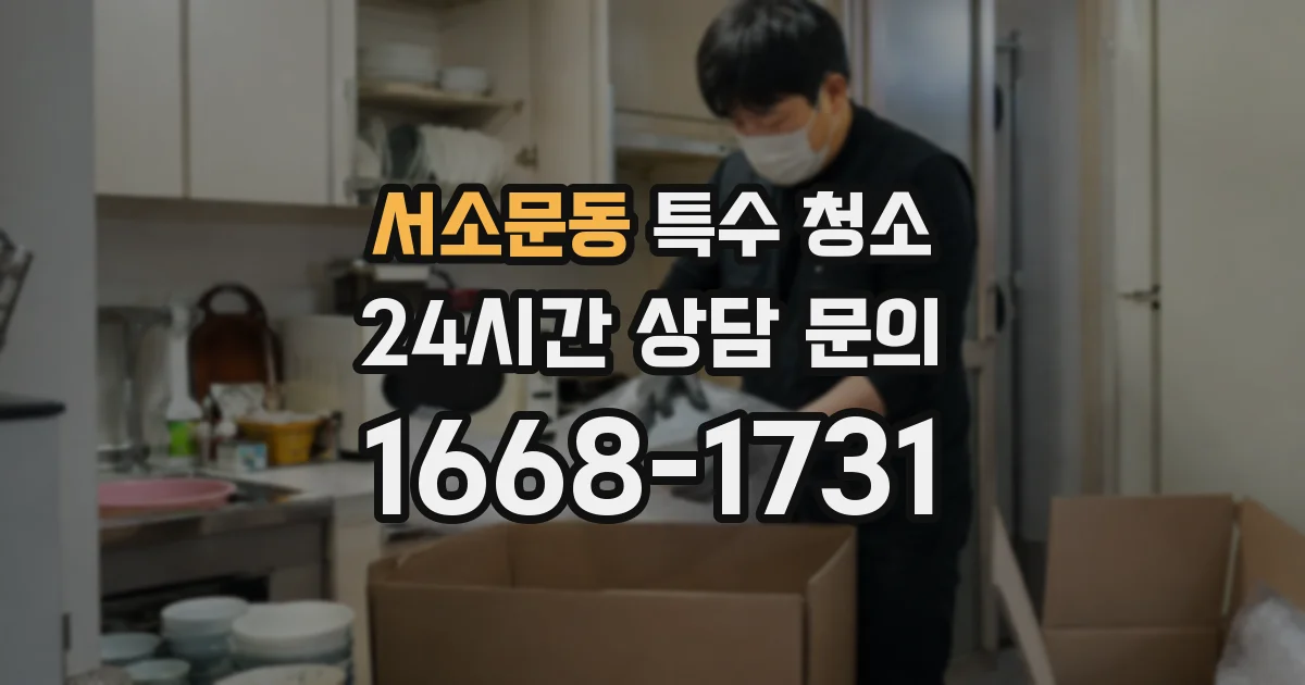 서소문동 특수 청소
