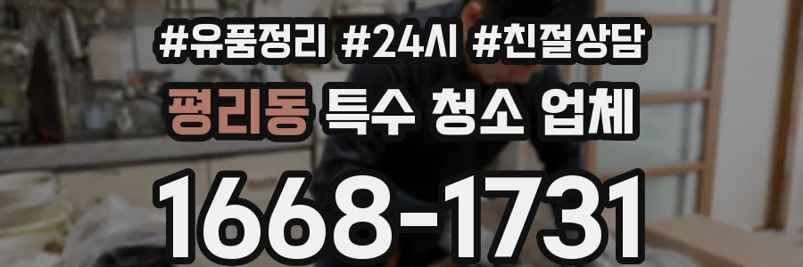평리동 특수 청소 업체
