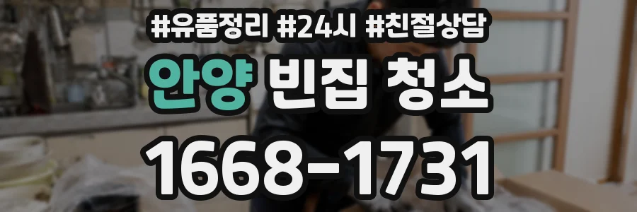 안양 빈집 청소