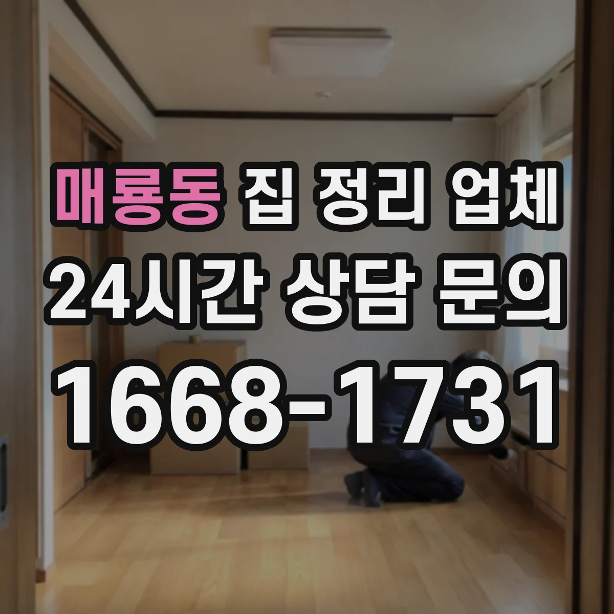 매룡동 집 정리 업체