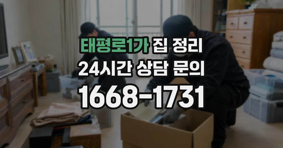 태평로1가 집 정리
