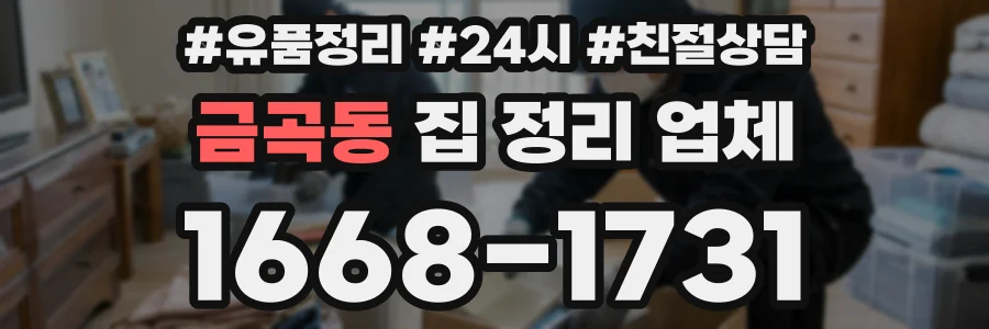 금곡동 집 정리 업체