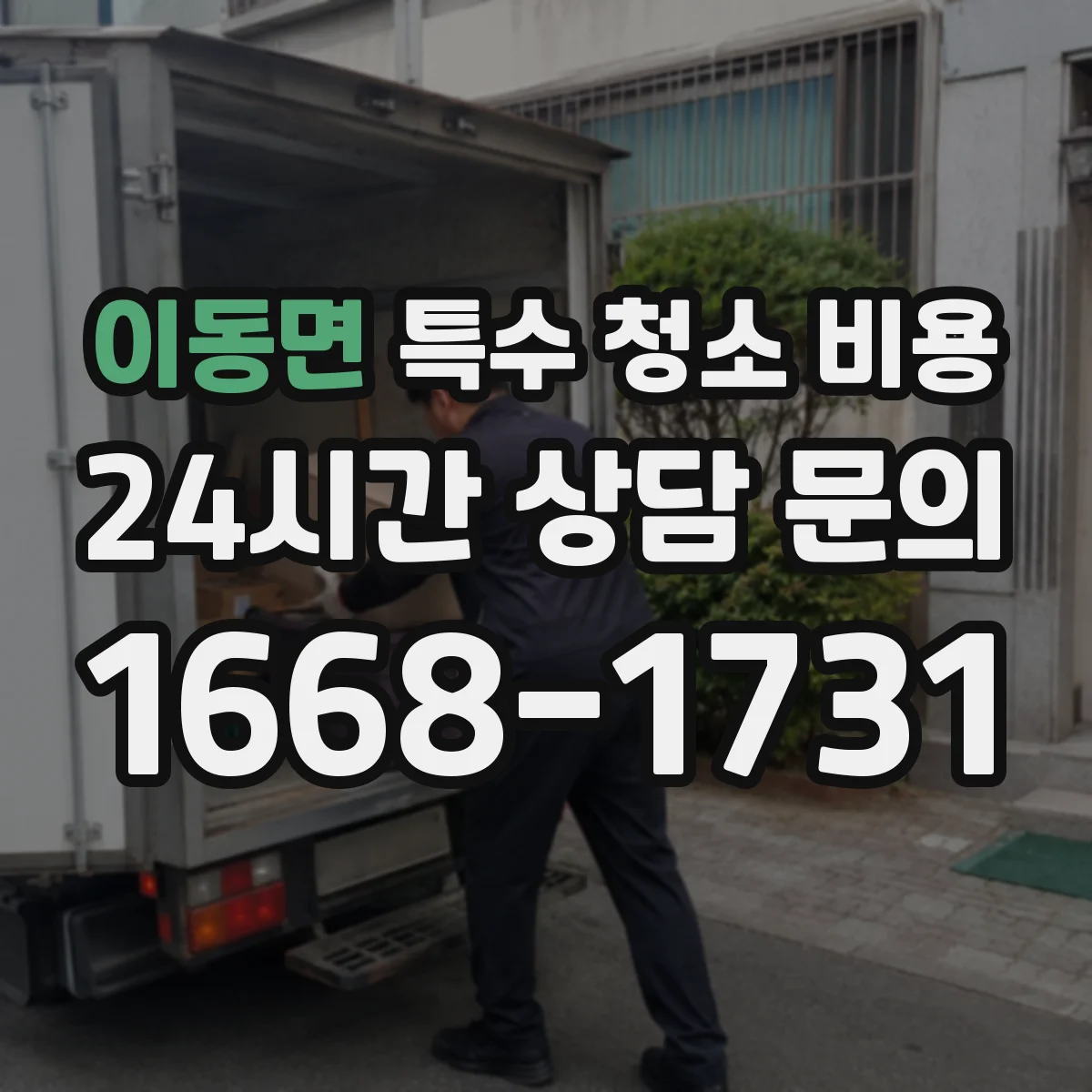 이동면 특수 청소 비용