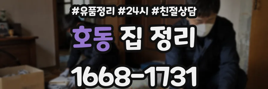 호동 집 정리