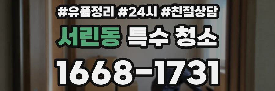 서린동 특수 청소