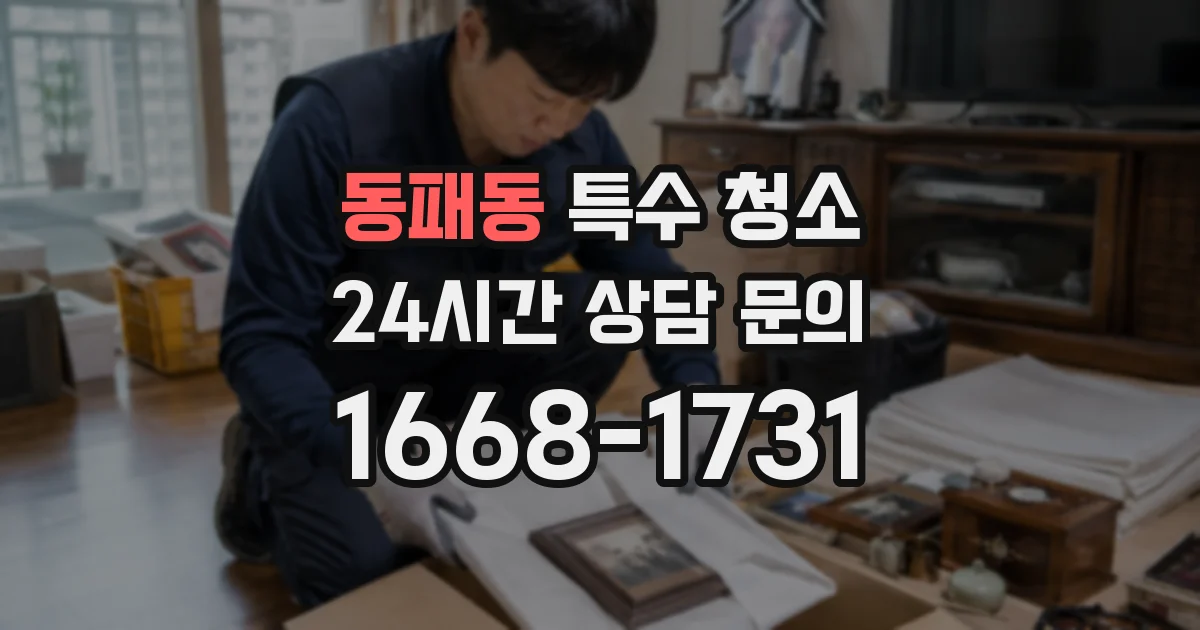 동패동 특수 청소
