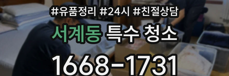 서계동 특수 청소