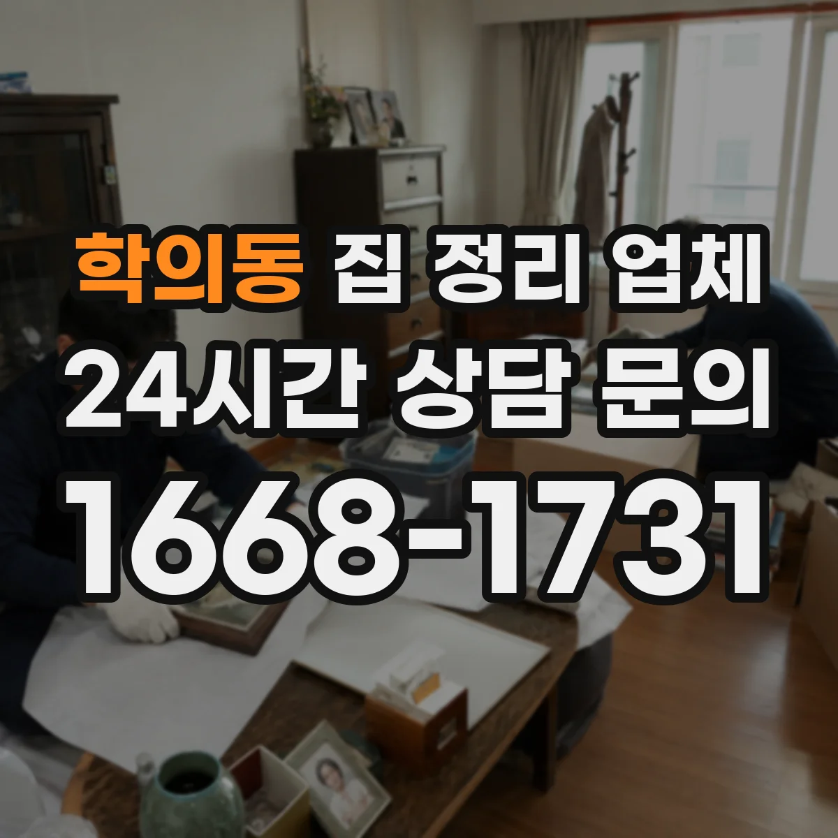 학의동 집 정리 업체