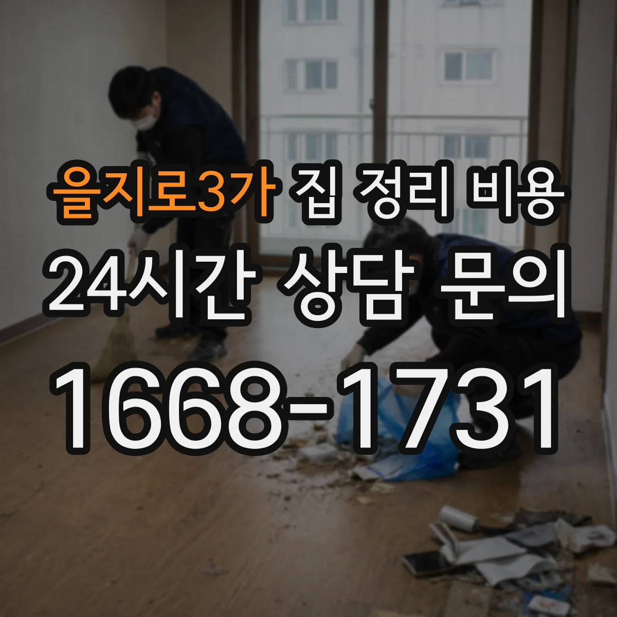 을지로3가 집 정리 비용