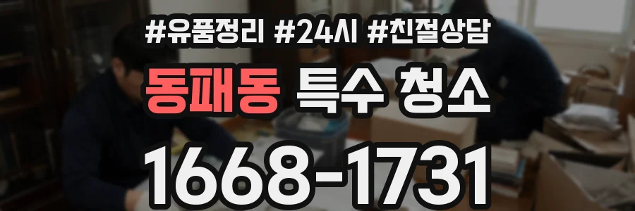동패동 특수 청소