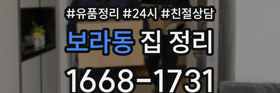 보라동 집 정리