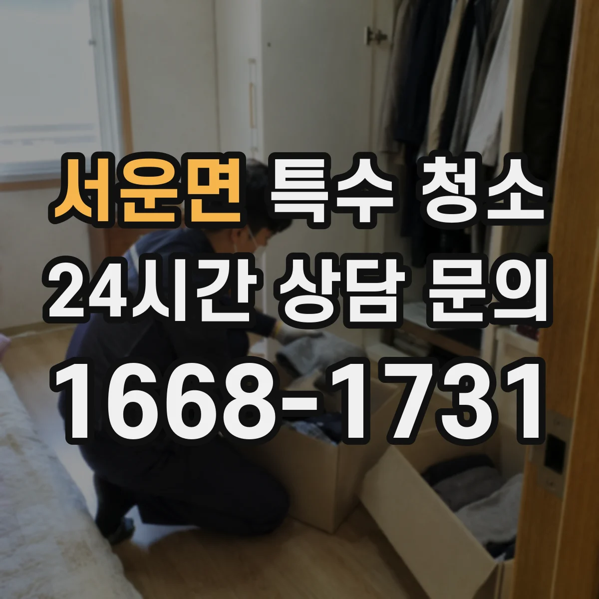 서운면 특수 청소
