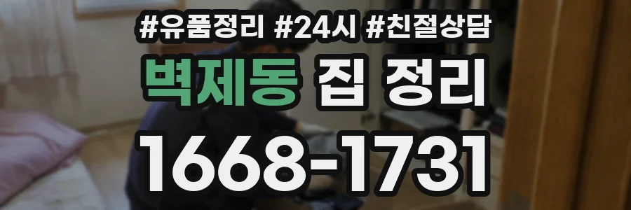 벽제동 집 정리