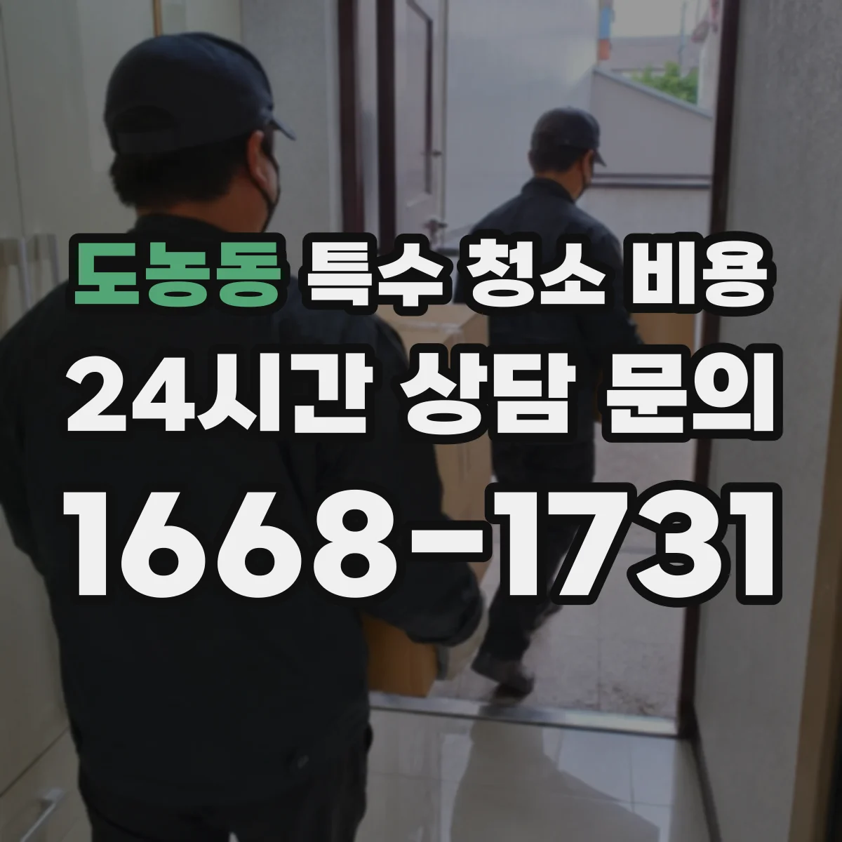 도농동 특수 청소 비용