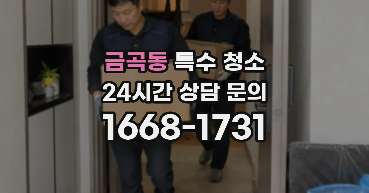 금곡동 특수 청소