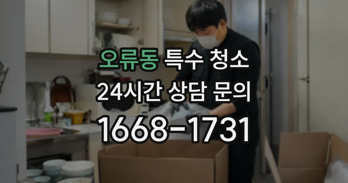 오류동 특수 청소