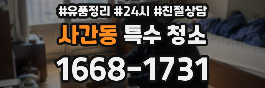 사간동 특수 청소