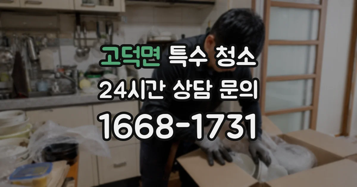 고덕면 특수 청소