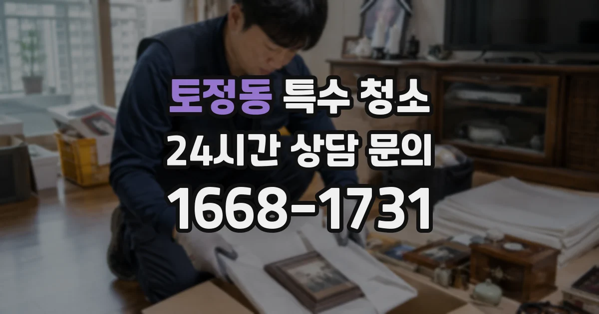 토정동 특수 청소