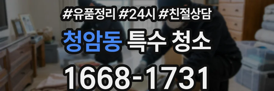 청암동 특수 청소