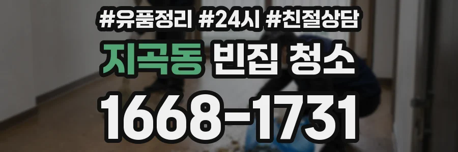 지곡동 빈집 청소