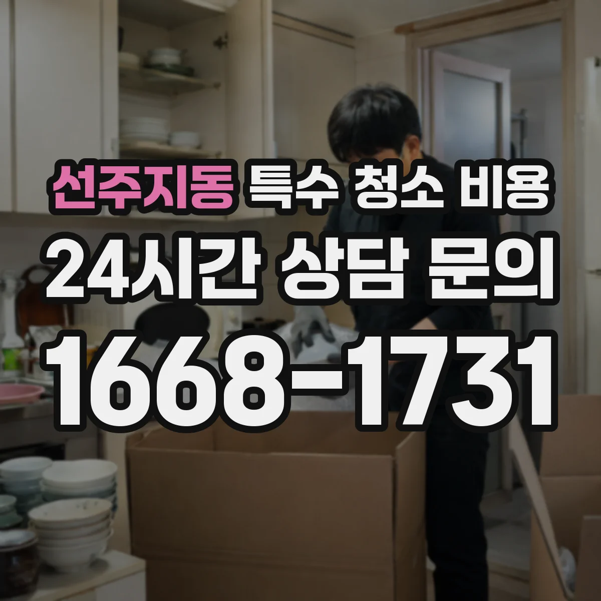 선주지동 특수 청소 비용