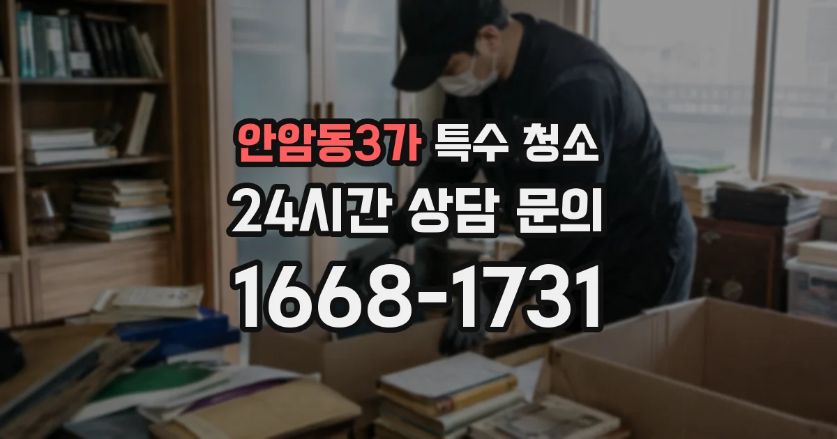 안암동3가 특수 청소