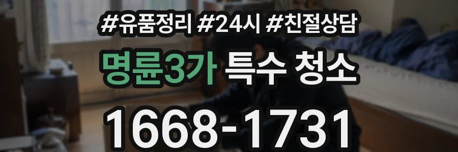 명륜3가 특수 청소