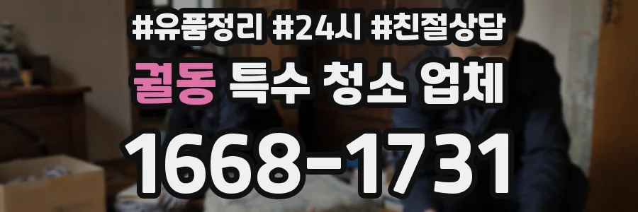 궐동 특수 청소 업체