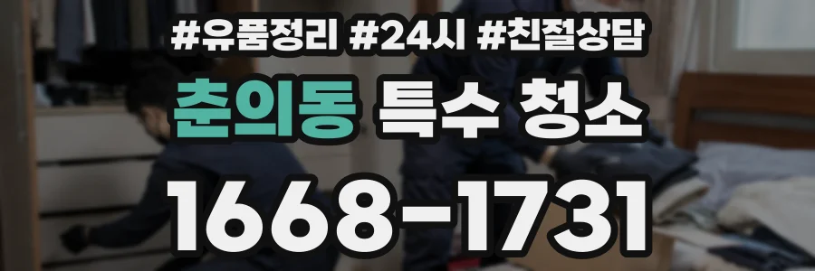 춘의동 특수 청소