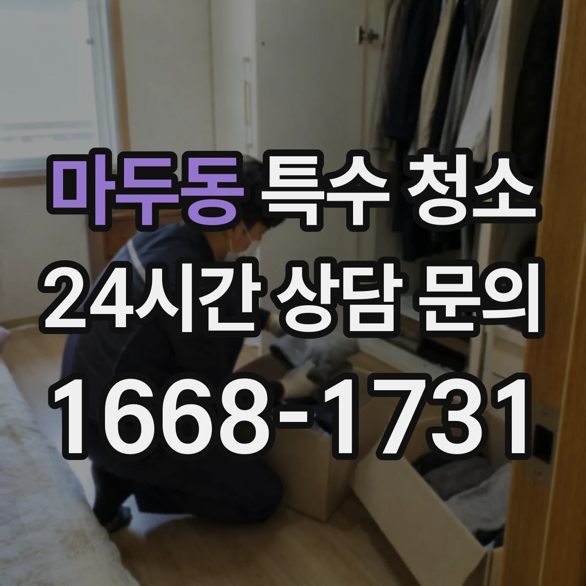 마두동 특수 청소