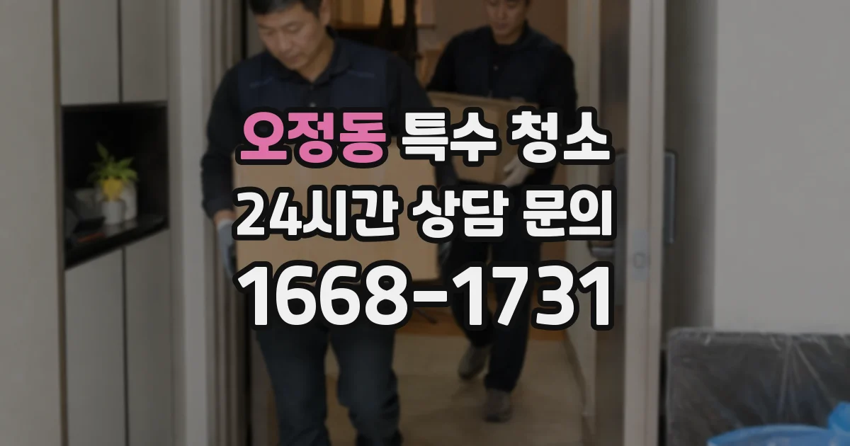 오정동 특수 청소