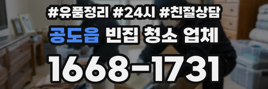 공도읍 빈집 청소 업체