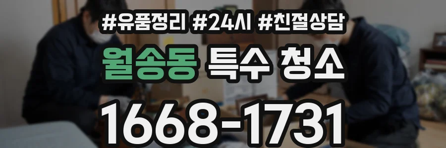 월송동 특수 청소