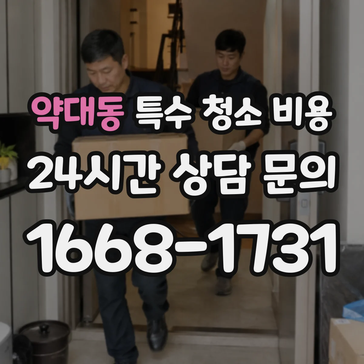 약대동 특수 청소 비용