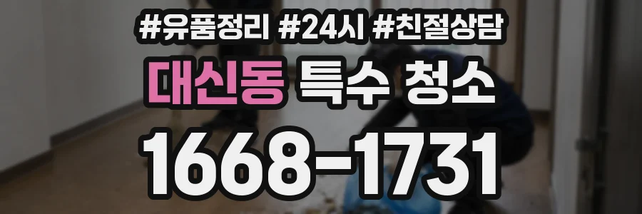 대신동 특수 청소
