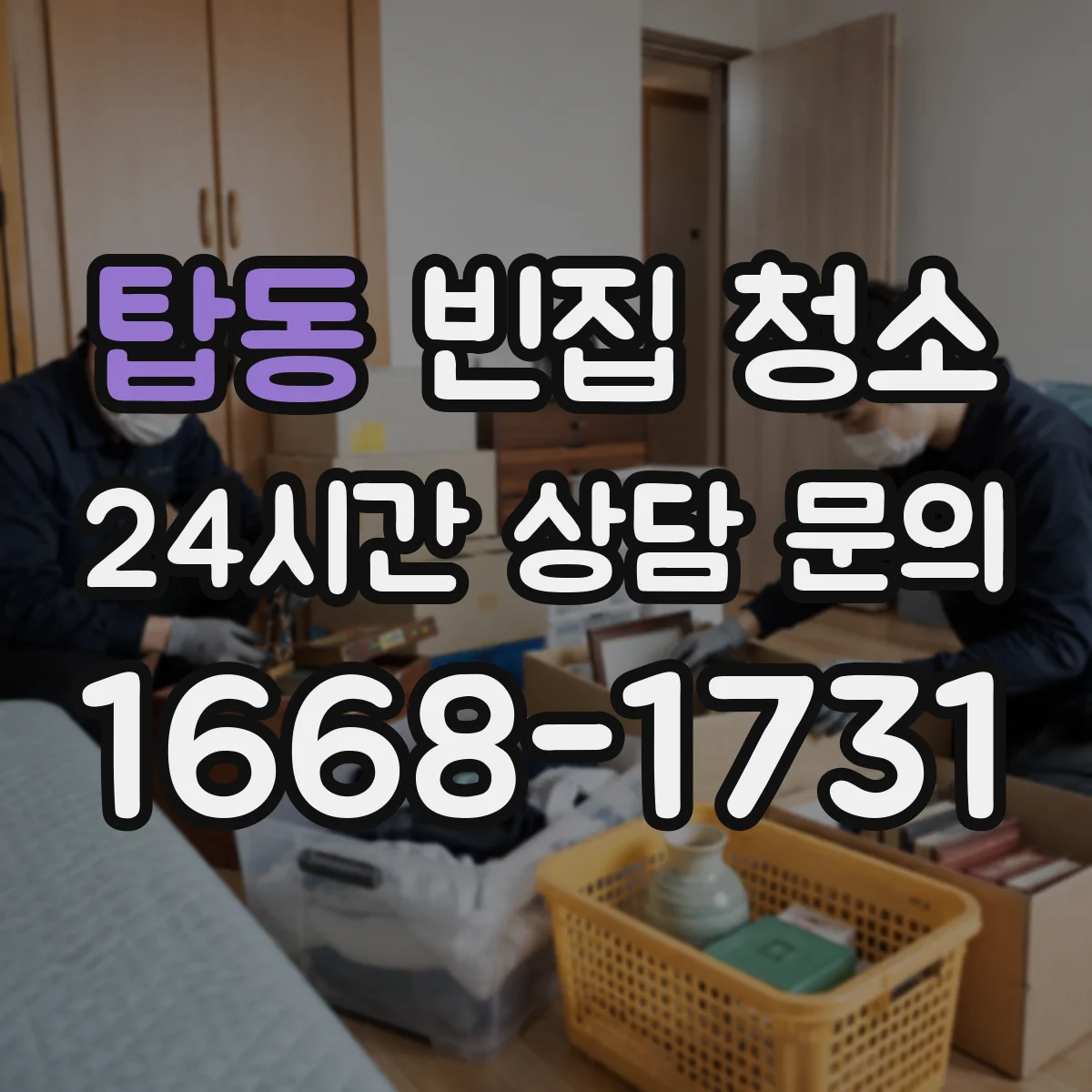 탑동 빈집 청소