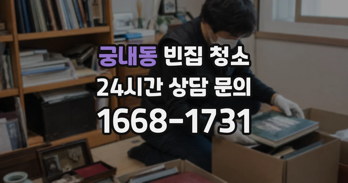 궁내동 빈집 청소