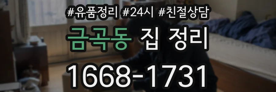 금곡동 집 정리