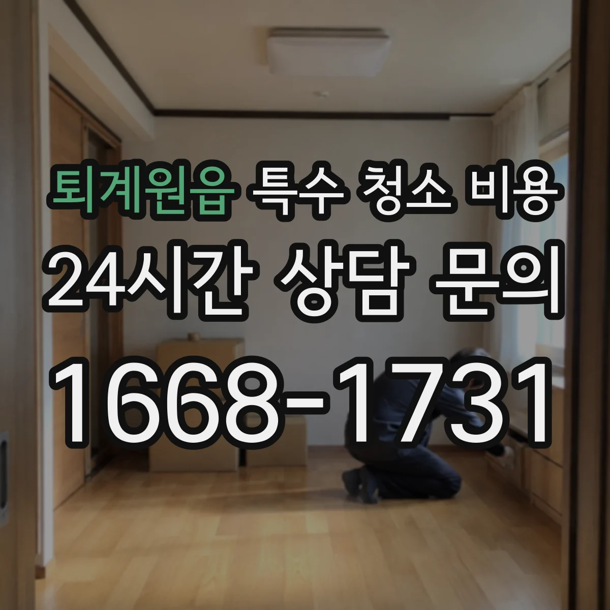 퇴계원읍 특수 청소 비용
