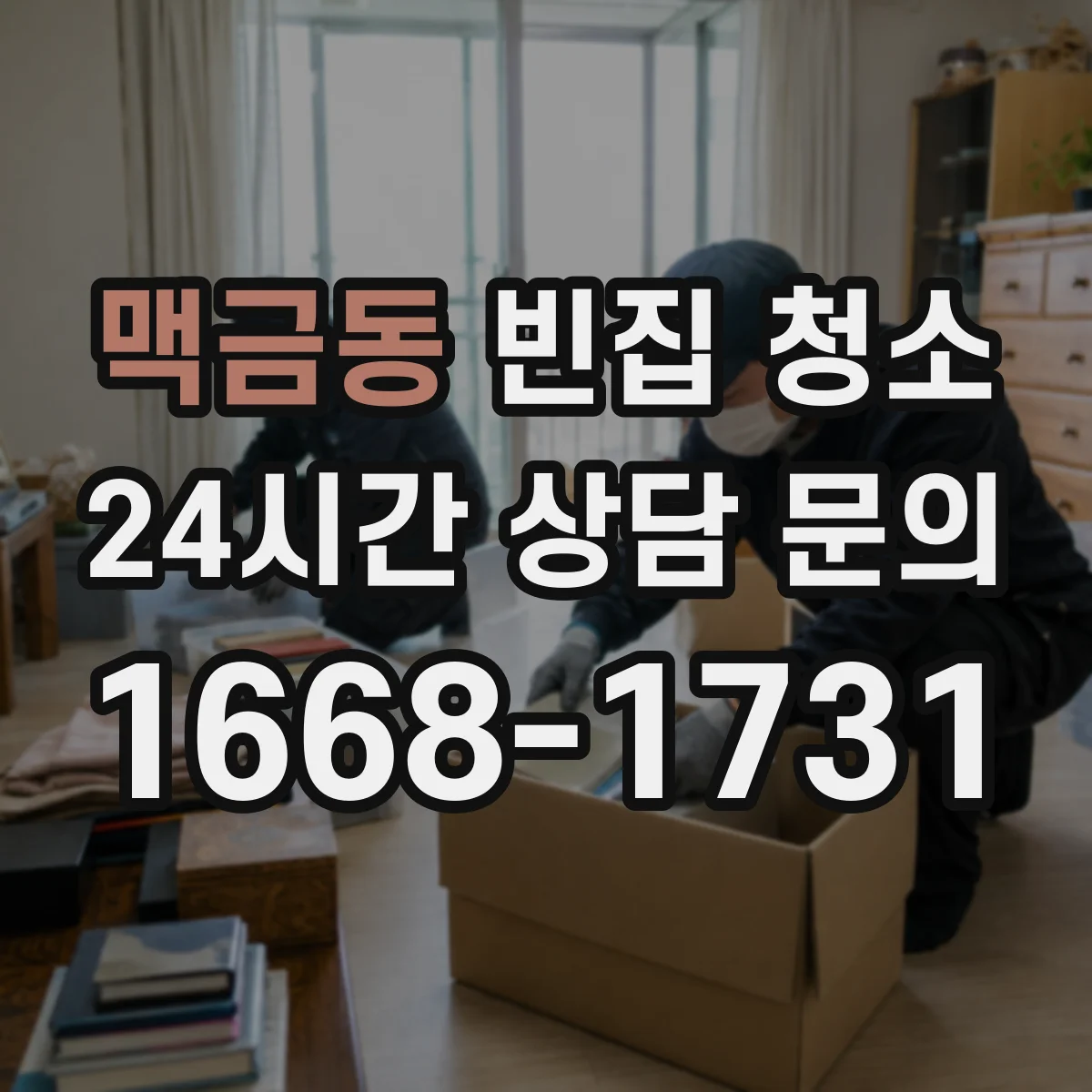 맥금동 빈집 청소
