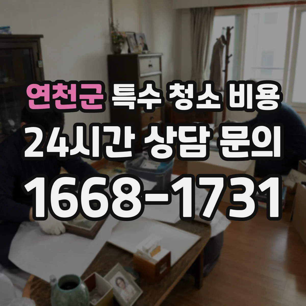 연천군 특수 청소 비용 소독·탈취에 필요한 장비와 보호구 반영