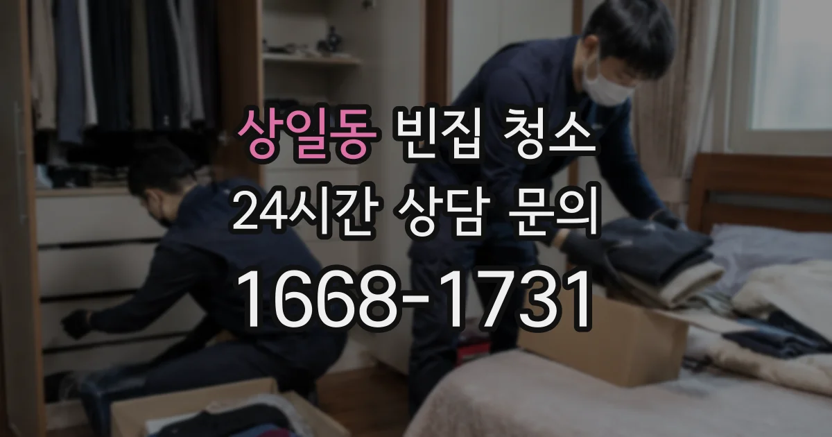 상일동 빈집 청소