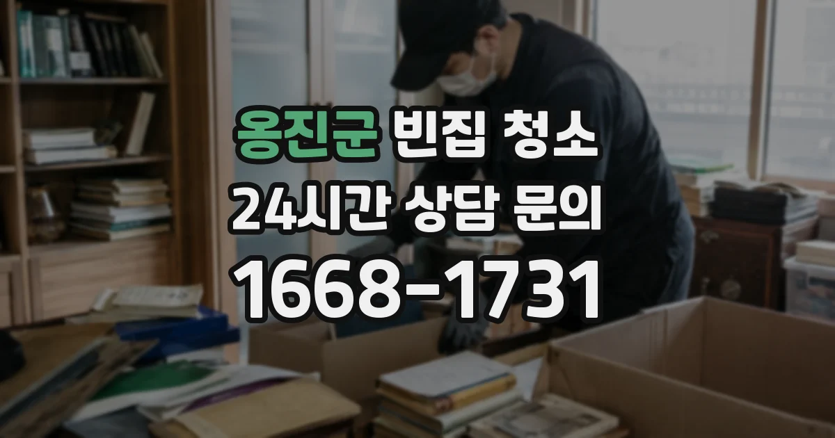 옹진군 빈집 청소