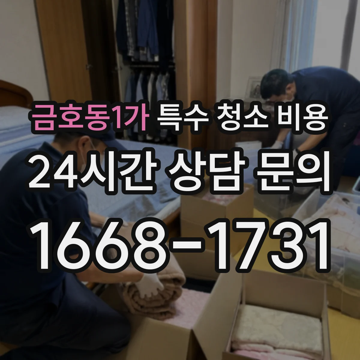 금호동1가 특수 청소 비용