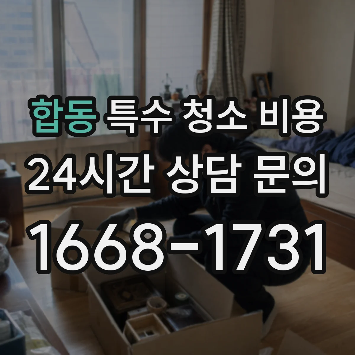 합동 특수 청소 비용