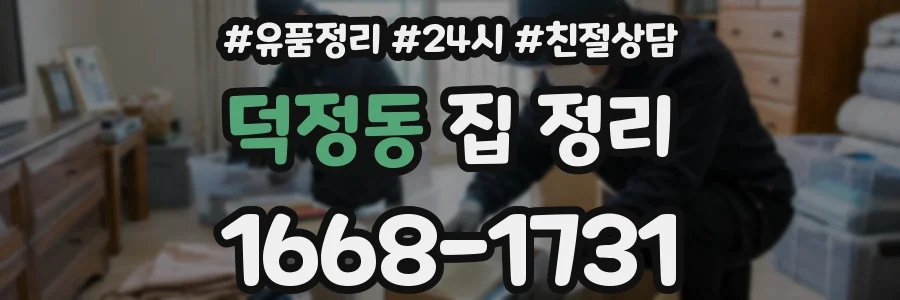 덕정동 집 정리